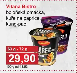 PLUS JIP Vitana Bistro nabídka