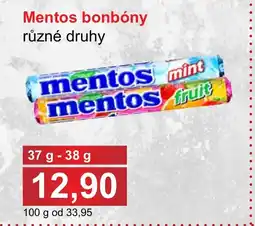 PLUS JIP Mentos bonbóny nabídka