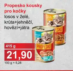PLUS JIP PROPESKO kousky pro kočky nabídka