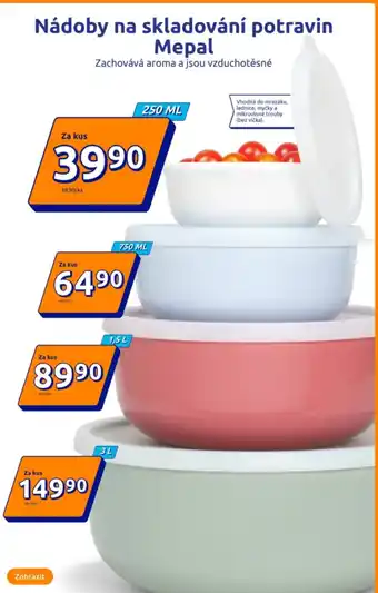 Action Nádoby na skladování potravin Mepal nabídka