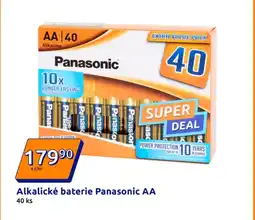 Action Alkalické baterie Panasonic AA nabídka
