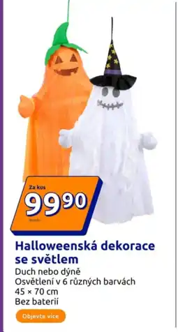 Action Halloweenská dekorace se světlem nabídka
