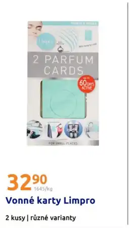 Action Vonné karty Limpro nabídka
