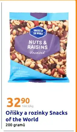 Action Oříšky a rozinky Snacks of the World nabídka