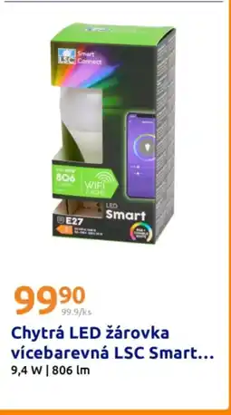 Action Chytrá LED žárovka vícebarevná LSC Smart nabídka
