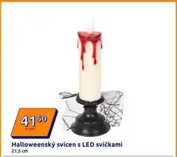 Action Halloweenský svícen s LED svíčkami nabídka