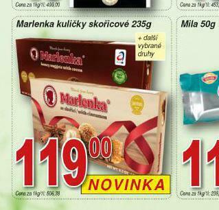 Lidl Marlenka kuličky skořicové nabídka