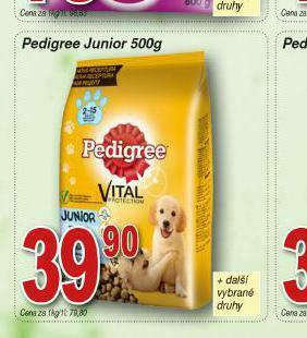 Lidl Pedigree junior nabídka