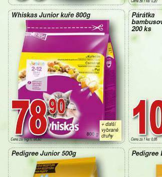 Lidl Whiskas junior kuře nabídka