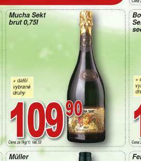 Lidl Mucha sekt brut nabídka