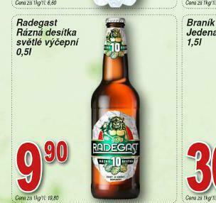Lidl Pivo radegast rázná 10 nabídka