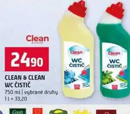 Terno CLEAN & CLEAN WC ČISTIČ 750 ml nabídka