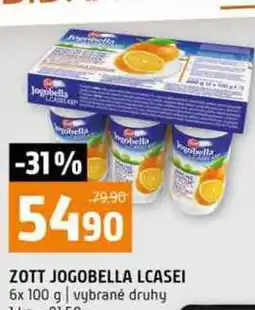 Terno ZOTT JOGOBELLA LCASEI 6x 100 g nabídka