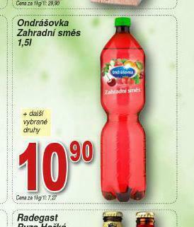 Lidl Ondrášovka zahradní směs nabídka