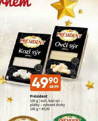 Terno Président sýr nabídka