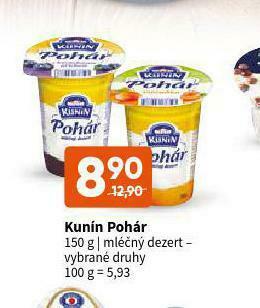 Terno Kunín pohár nabídka