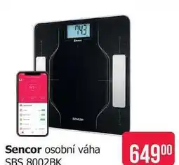 Teta Sencor osobní váha SBS 8002BK nabídka
