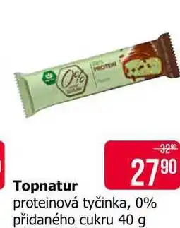 Teta Topnatur proteinová tyčinka, 0% přidaného cukru 40 g nabídka
