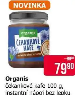 Teta Organis čekankové kafe 100 g, instantní nápoj bez lepku nabídka
