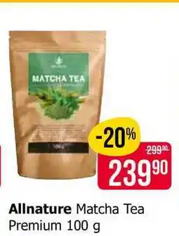 Teta Allnature Matcha Tea Premium 100 g nabídka