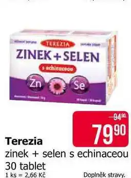 Teta Terezia zinek+selen s echinaceou 30 tablet nabídka