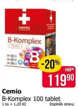 Teta Cemio B-Komplex 100 tablet nabídka