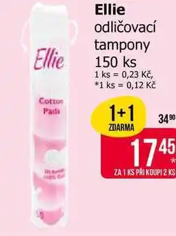 Teta Ellie odličovací tampony 150 ks nabídka