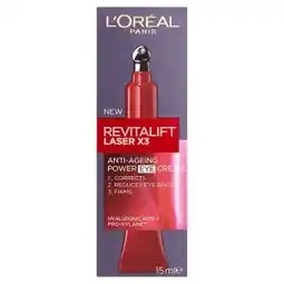 Teta L'Oréal Paris Revitalift Laser X3 oční krém 15ml nabídka