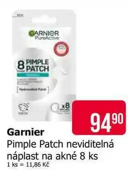 Teta Garnier Pimple Patch neviditelná náplast na akné 8 ks nabídka