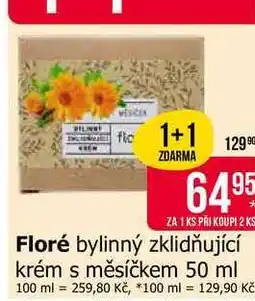 Teta Floré bylinný zklidňující krém s měsíčkem 50 ml nabídka