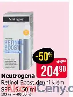 Teta Neutrogena Retinol Boost denní krém SPF 15, 50 ml nabídka