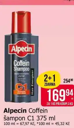 Teta Alpecin Coffein Shampoo C1 375ml nabídka