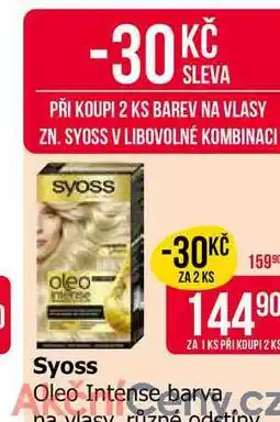 Teta Syoss Oleo Intense barva na vlasy nabídka