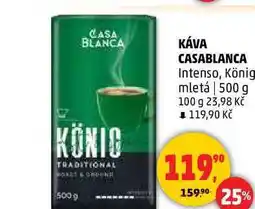 Penny Market KÁVA CASABLANCA Intenso, König mletá, 500 g nabídka
