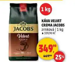 Penny Market KÁVA VELVET CREMA JACOBS zrnková, 1 kg nabídka