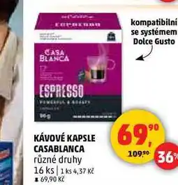 Penny Market KÁVOVÉ KAPSLE CASABLANCA, 16 ks nabídka