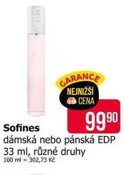 Teta Sofines dámská nebo pánská EDP 33 ml, různé druhy nabídka