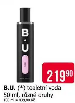 Teta B.U. toaletní voda 50 ml, různé druhy nabídka