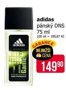 Teta adidas pánský DNS 75 ml nabídka