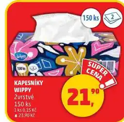 Penny Market KAPESNÍKY WIPPY, 150 ks nabídka