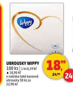 Penny Market UBROUSKY WIPPY, 100 ks nabídka