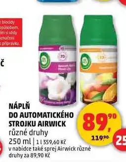 Penny Market NÁPLŇ DO AUTOMATICKÉHO STROJKU AIRWICK, 250 ml nabídka