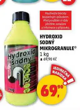 Penny Market HYDROXID SODNÝ MIKROGRANULE, 1 kg nabídka