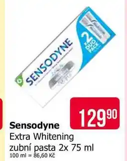 Teta Sensodyne Extra Whitening 12990 zubní pasta 2x 75 ml nabídka