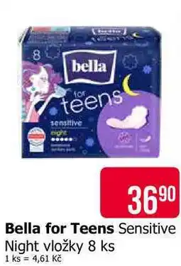 Teta Bella for Teens Sensitive Night vložky 8 ks nabídka