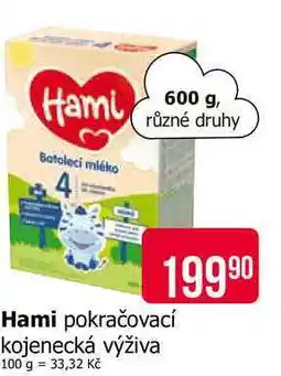 Teta Hami pokračovací kojenecká výživa 2x300g nabídka