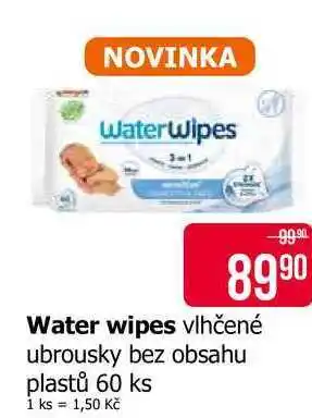 Teta Water wipes vlhčené ubrousky bez obsahu plastů 60 ks nabídka