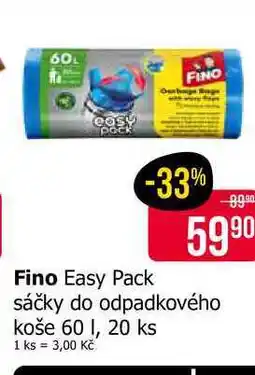 Teta Fino Easy Pack sáčky do odpadkového koše 60 I, 20 ks nabídka