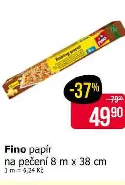 Teta Fino papír na pečení 8 m x 38 cm nabídka