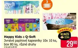 Teta QSoft 3vrstvé papírové kapesníky 10x 10 ks nabídka